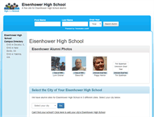 Tablet Screenshot of eisenhowerhighschool.net